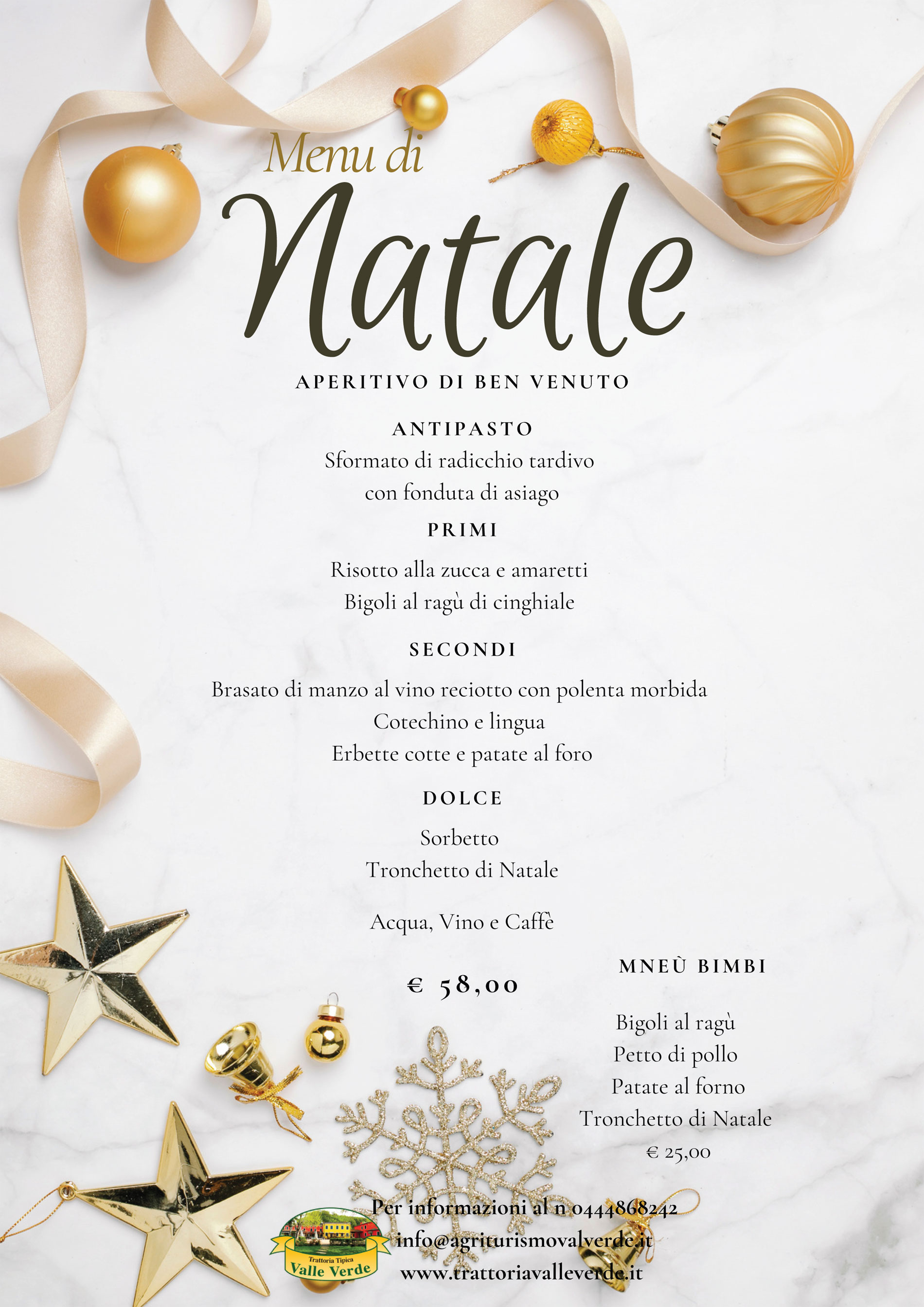 Menu Natale 2025